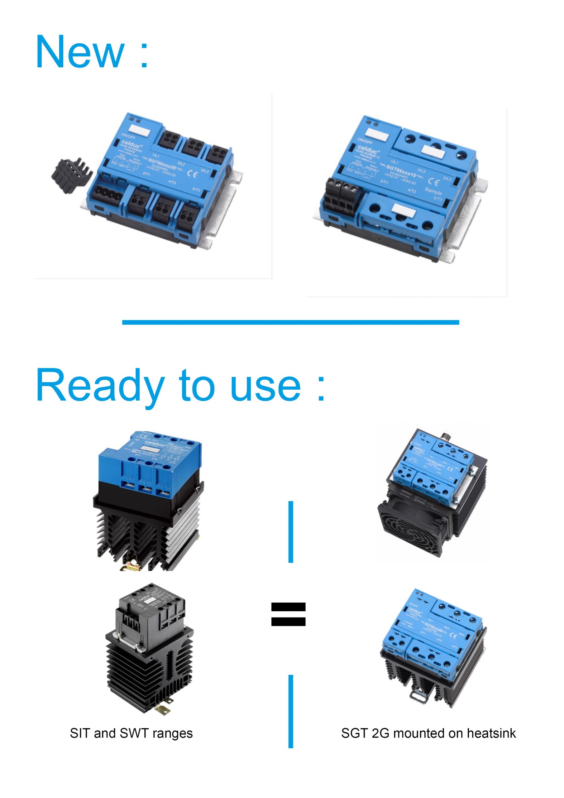 XKD10120, Module à relais statique Celduc XK, Rail DIN, 3 mA, 30 V